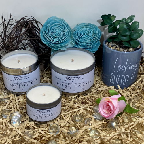 Twilight Garden Tin Candle